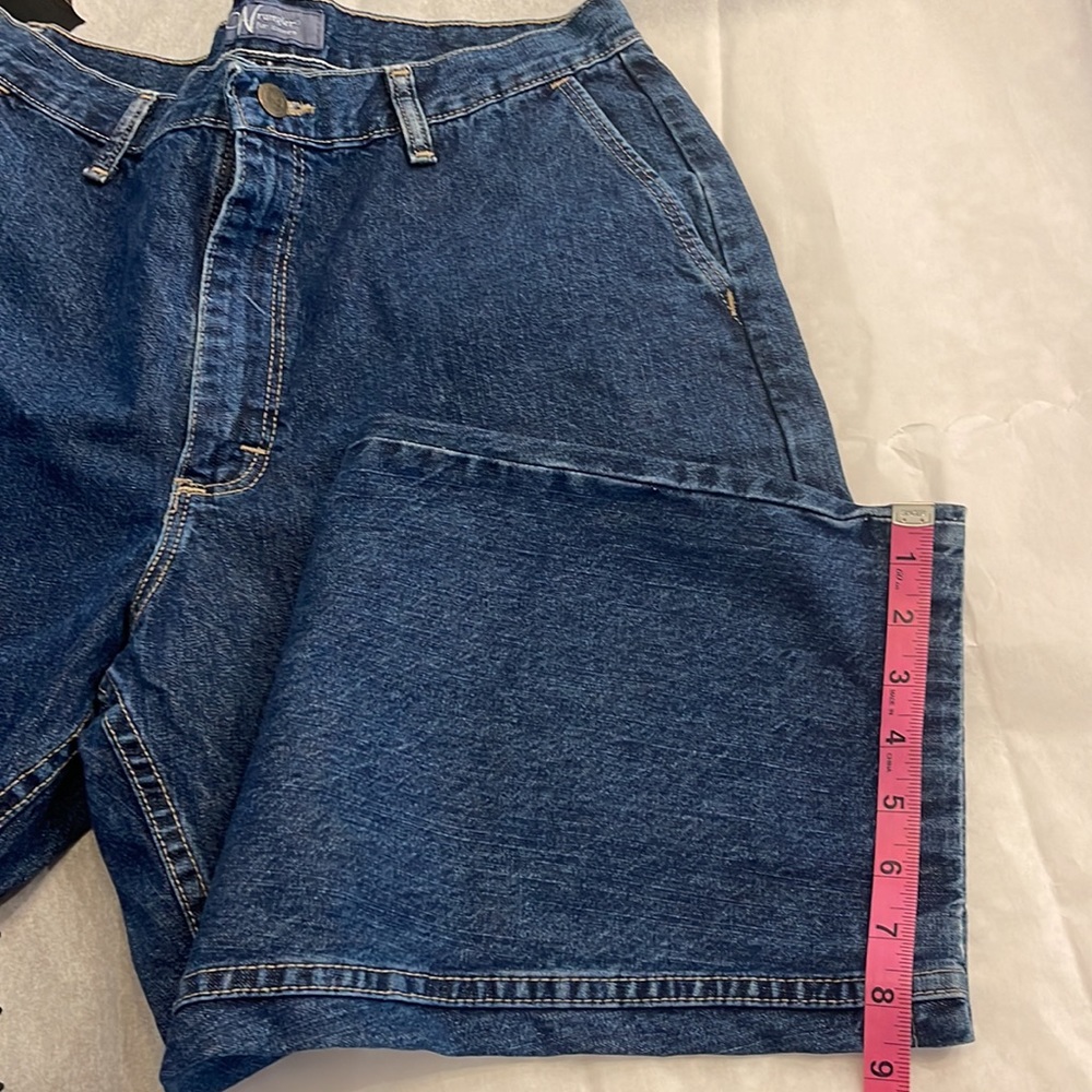 Size 14 Wrangler for Women Denim Blue Jeans - Wide Leg - Big Bottom Cropped